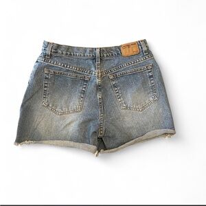 Vintage londonjean 90s jean shorts womens 28/29ish waist high rise denim